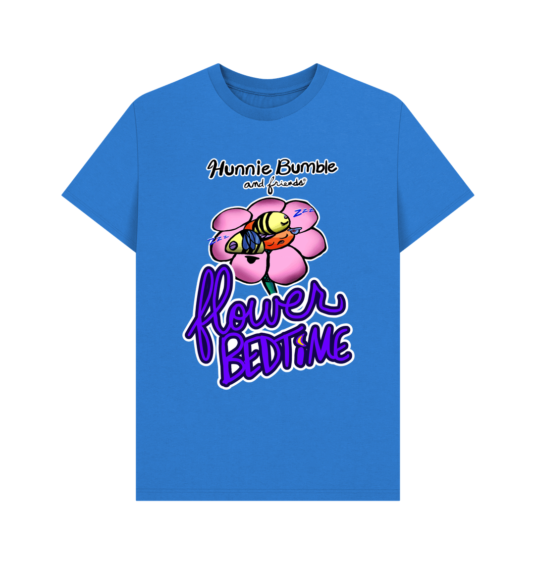Unisex/Men's - FLOWERBEDTIME Night Shirt, PJ, Pajamas - Hunnie Bumble and Friends image 0