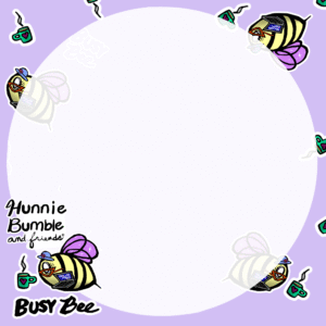 hunnie bumble busy bee sticky notes!