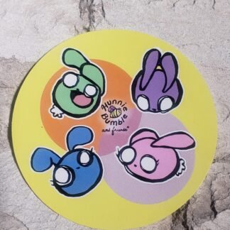 hunnie bumble bumblerabbits sticker